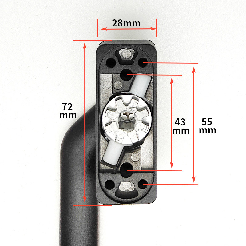 Window Handle for Casement Aluminum Windows, Screen Window Handle, Integrated Window Screen Door Handle Hardware Accessories