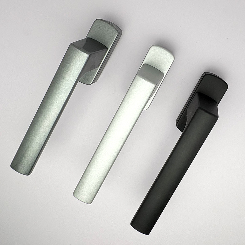 Broken Bridge Aluminum Window Handle Child Lock Hidden Safety Lock System Window Casement Window Screen Window Handle with Lock Pull Handle