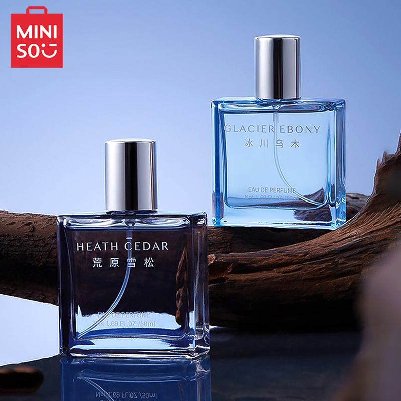 Miniso Famous Brand Wilderness Cedar Perfume for Men and Women, Light Fragrance, Glacier Ebony Long-Lasting Fragrance Body Spray