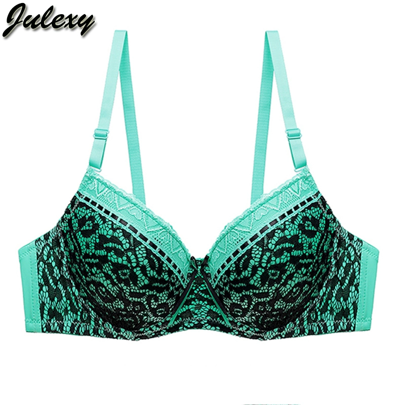 Julexy Sexy Ren Gathering Bra mỏng Hình Âu Mỹ Thời trang Áo lót Mùa hè Xuân Thu Áo ngực - Push Up Bras