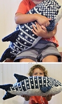 DIY Handmade BZC216 Cute Shark and Whale Pillow (Mid)