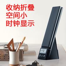 3-in-1 folding intelligent eye protection table lamp style wireless charger with alarm clock suitable for Apple mobile phone watch headphones