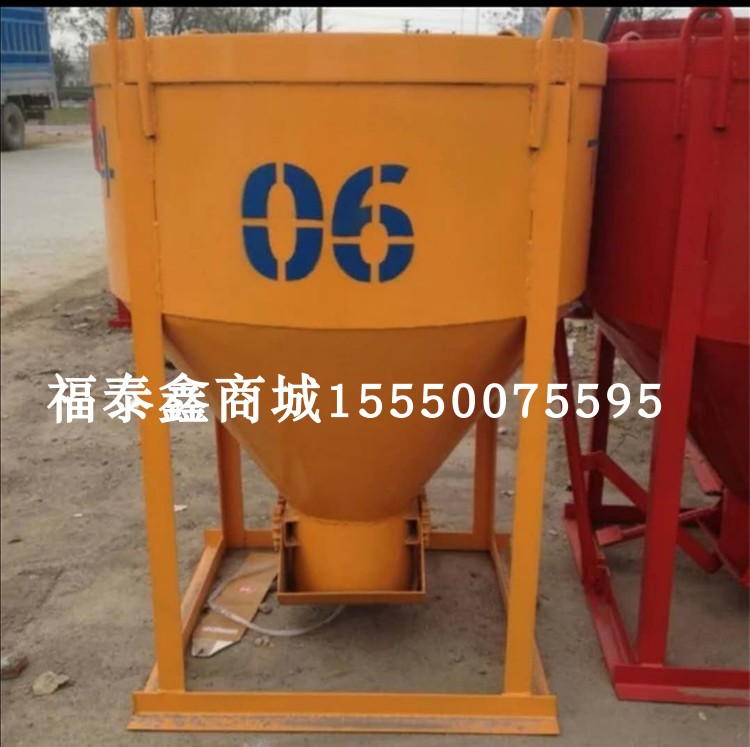 0 6 square ash bucket tower machine round with bracket cement hopper