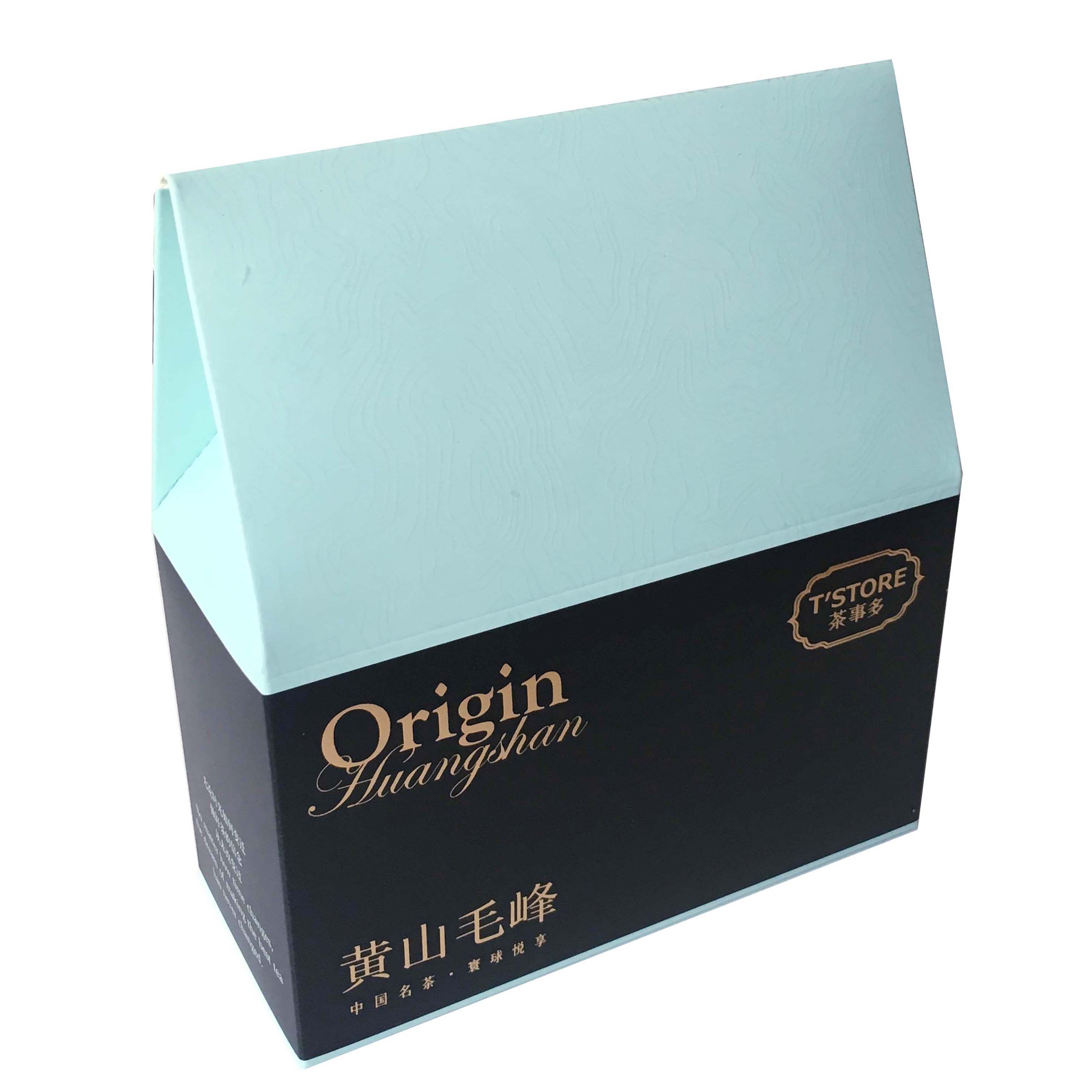 Printed Enterprise White Card Trapezoidal Shrink Body Color Box Tea Drawer Bag Food Paper Box Candle Paper Box Fast Food Box Custom