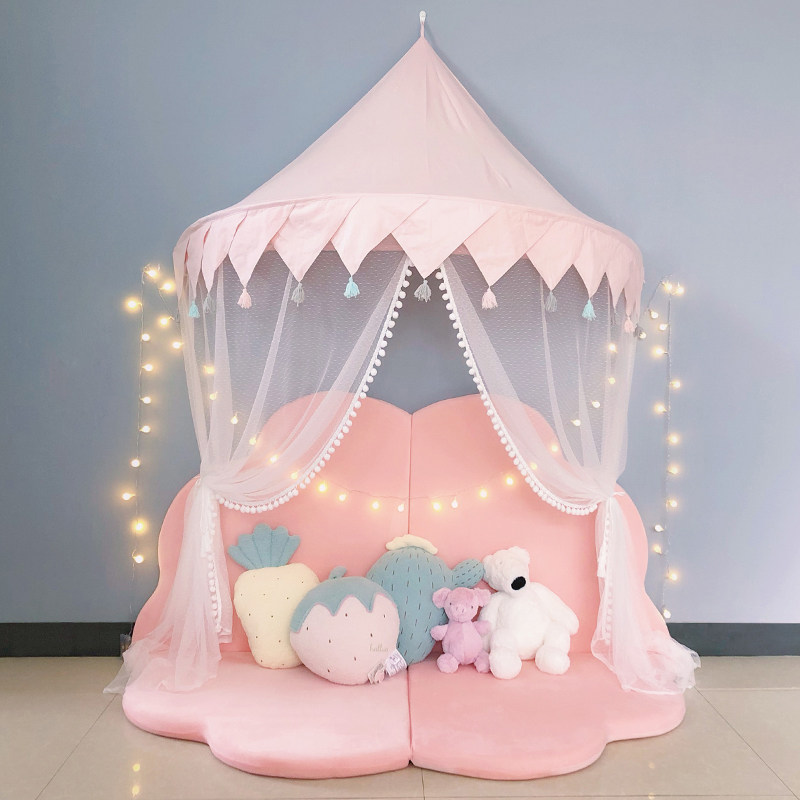 North Eurowind Children Tents Princess House Decoration Hanging Wall Bed Mantle Headboard Decoration Reading Corner Arrangement Baby Mosquito Nets