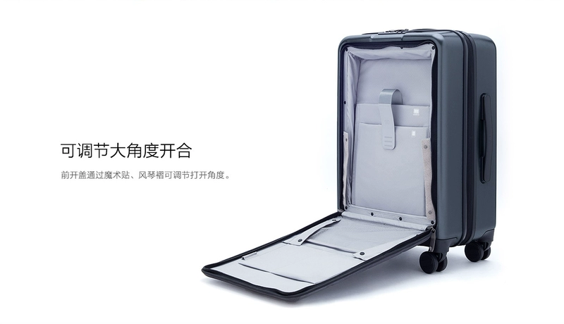 Millet (MI) Mijia 90 điểm kinh doanh vali vali trường hợp xe đẩy nam và nữ phổ quát vali bánh xe Titanium