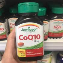 Canada Jamieson Jianmei Coenzyme Q10 soft capsule 60mg 80 tablets