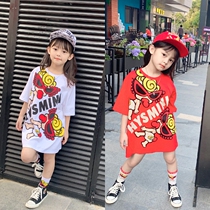 2021 new childrens clothing summer children short sleeve Japanese Tide brand pacifier doll female baby T-shirt top