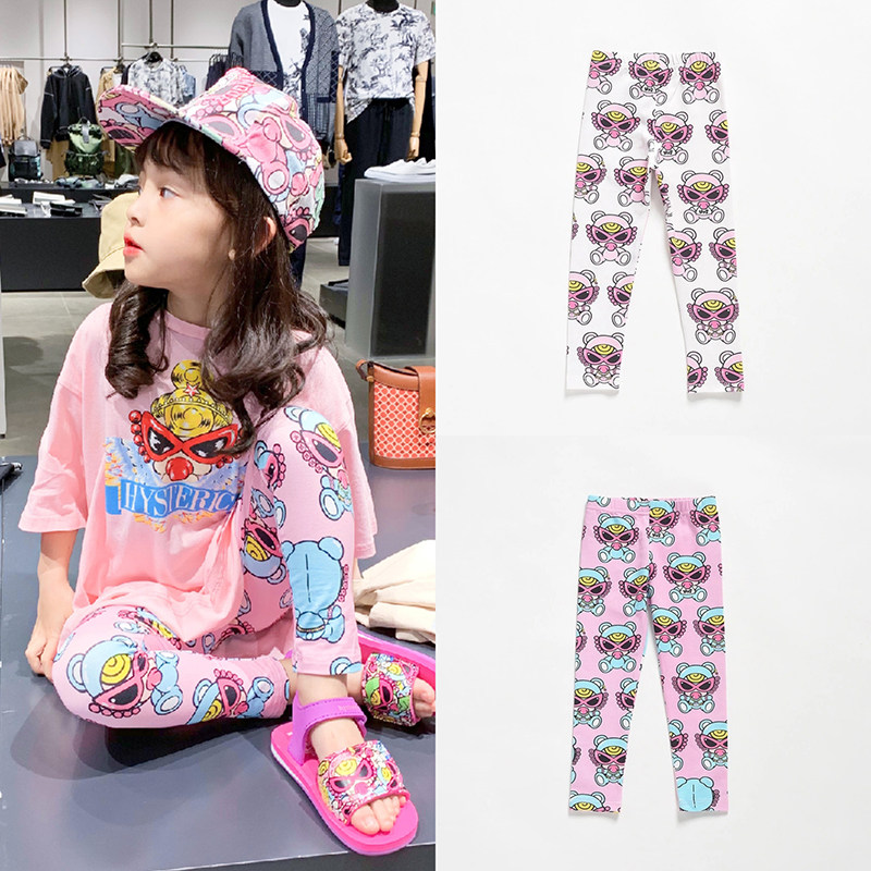 2022 Summer new girl's inside lap pants ins Scouts pants Pants Tide Day Ensemble Red 100 Hitch Pants Trendy