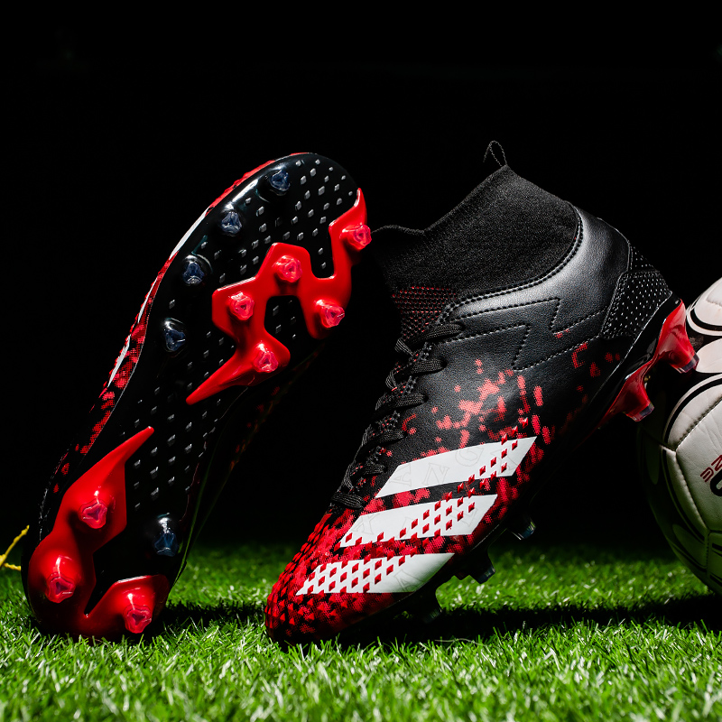 Soccer shoes men's cr7 cr7 assassin 13 rainbow mandarin duck long Ding ag nail boy high tube broken Ding tf nail artificial grass