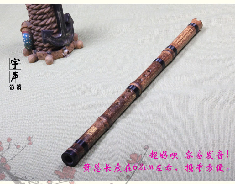 Một phần của Zizhu Người mới bắt đầu ngắn 箫 tám lỗ 箫 Nhạc cụ Xiao chuyên nghiệp Zizhu ngắn Gửi phụ kiện - Nhạc cụ dân tộc đàn tranh việt nam