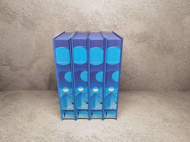 Exclusive New Edition of the Three-Body Problem, British Edition, Special Edition with Painted Edges, Hardcover, 2024