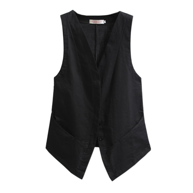 ເສື້ອຢືດຜ້າຝ້າຍສີດຳ ແລະຜ້າປ່ານສຳຫຼັບຜູ້ຍິງໃນລະດູຮ້ອນຂອງຜູ້ຍິງໃສ່ນອກ linen top loose slimming short jacket fashionable outer thin style