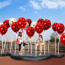 Simulation of glass steel wavepoint plastic balloon decoration props for plastic decoration of the plastic furniture