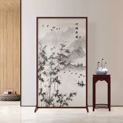 New Chinese style screen entry door Entrance Bedroom household partition wall Living room Office occlusion room Decoration Powder room