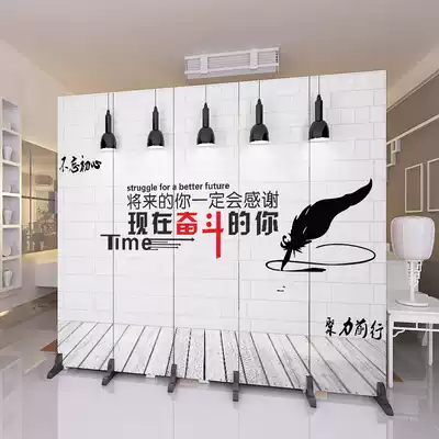 Customized screen partition wall simple modern living room folding room small apartment office decoration mobile folding screen