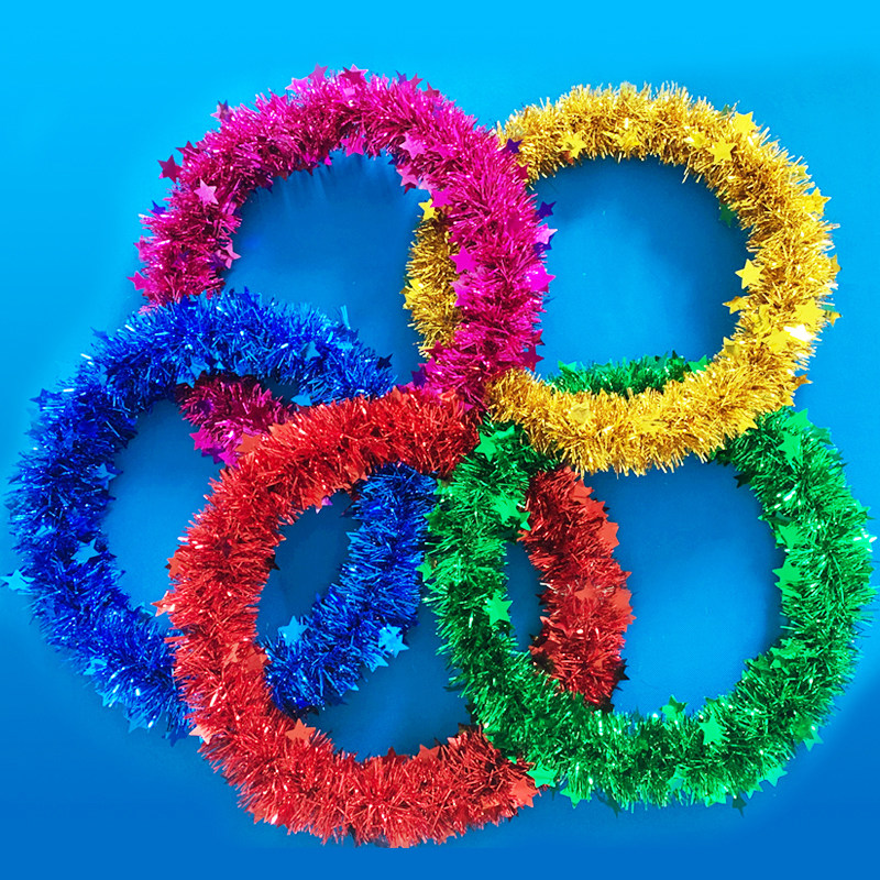Phalanx holding dance props Garland Games Entrance Opening Ceremony Props Kindergarten Morning Exercise Equipment Props