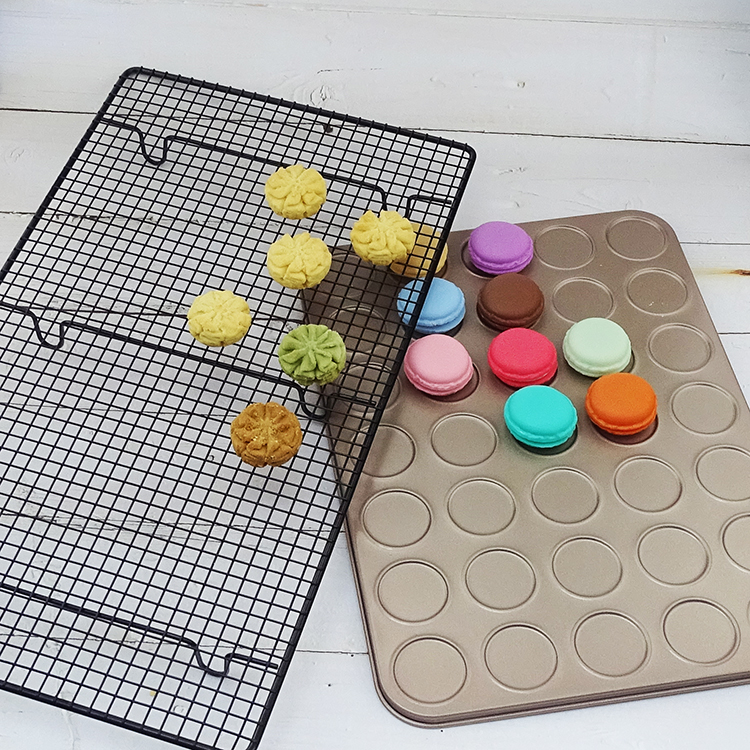 Macarons nhà bếp tuyệt vời khuôn không dính cookie nướng khay macarons phồng nướng chảo chiên giòn tấm khuôn gia đình - Tự làm khuôn nướng khuôn làm nến