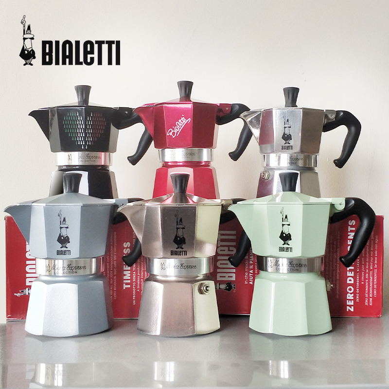 Bialetti Moka Pot Italian Coffee Pot Home Outdoor Camping Style Appliance Hand Brewing Set Bialetti Moka Pot Italian Coffee Pot Home Outdoor Camping Style Appliance Hand Brewing Set