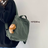 Рюкзак, сумка через плечо для отдыха, ретро ранец, в американском стиле, подходит для студента