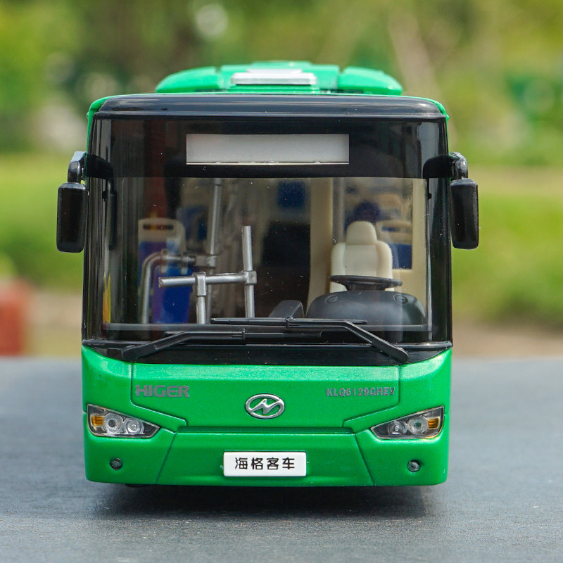 1:42 Scale Original Suzhou Jinlong Higer Bus B92H Higer New Energy Bus Model