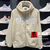 Li Ning jacket 2021 Winter New products Anti-wooded men cashmere plus suede loose knit blouse AFDR733