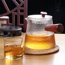 Glass teapot Heat-resistant high-temperature flower tea Xiaoqing Citrus Puer Tea making device Tea making device Gongfu Tea accessories