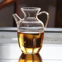 Imitation Song glass pot transparent green tea special pot kung fu tea set small cold bubble teapot tea maker home