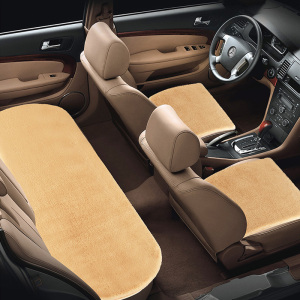 【三件套】兔毛绒保暖加厚汽车坐垫