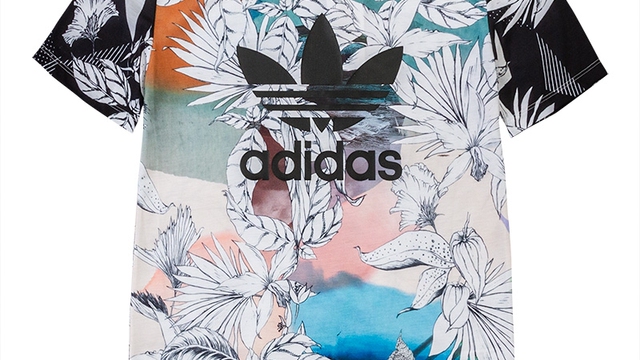 Adidas印花T恤