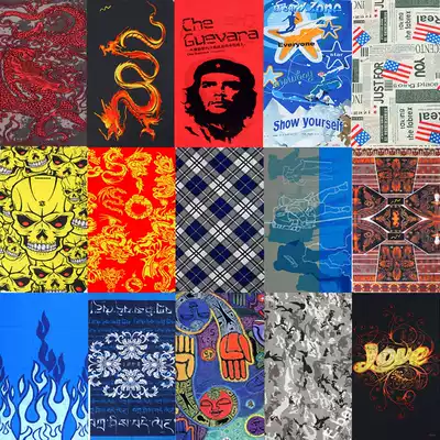 Traveling men and women seamless stretch riding outdoor travel magic headscarf tide hip hop turban