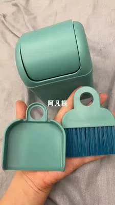 Ikea, гигиеническая рабочая настольная метла для школьников, совок, мусорное ведро