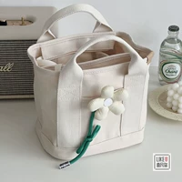 Бежевая сумка, в цветочек