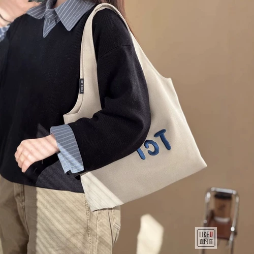 Оригинальная дизайнерская универсальная сумка на одно плечо, в корейском стиле, с вышивкой