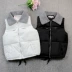 Áo vest nữ cotton mùa thu và mùa đông ngắn áo kiểu trung niên Áo vest