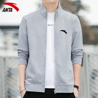 Anta stand collar jacket men's sports casual long-sleeved top