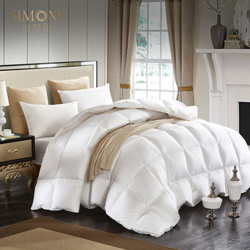 Silk Dream Chen 95% White Goose down Winter Quilt, Thickened and Warm, Double/Single Quilt Core for Autumn and Winter, down Quilt Silk Dream Chen 95% White Goose down Winter Quilt, Thickened and Warm, Double/Single Quilt Core for Autumn and Winter, down Quilt