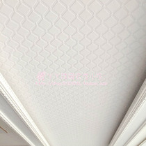 South Korea imports upscale wallpaper oversize 25 m long days ceiling ceiling wallpaper rice white dark flower small plaid