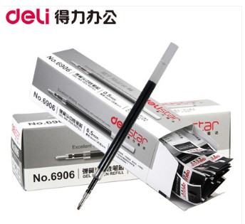Able 6906 by moving medium pen core 0 5mm spring head in sexual pen aqueous pen S01 stand-in core K35 black