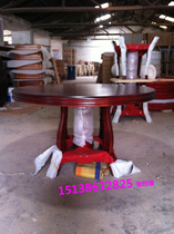 Solid wood folding round table top pine wood round countertop folded round table Restaurant Restaurant disc size customization