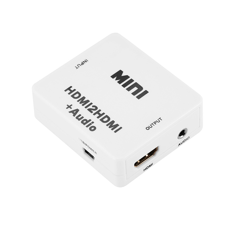 1080P Mini HDMI2HDMI Audio HD Converter Adapter Switcher