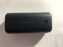 Sanyo Alep eneloop qi wireless charger can punch No 5 or No 7 Ni-MH rechargeable battery black