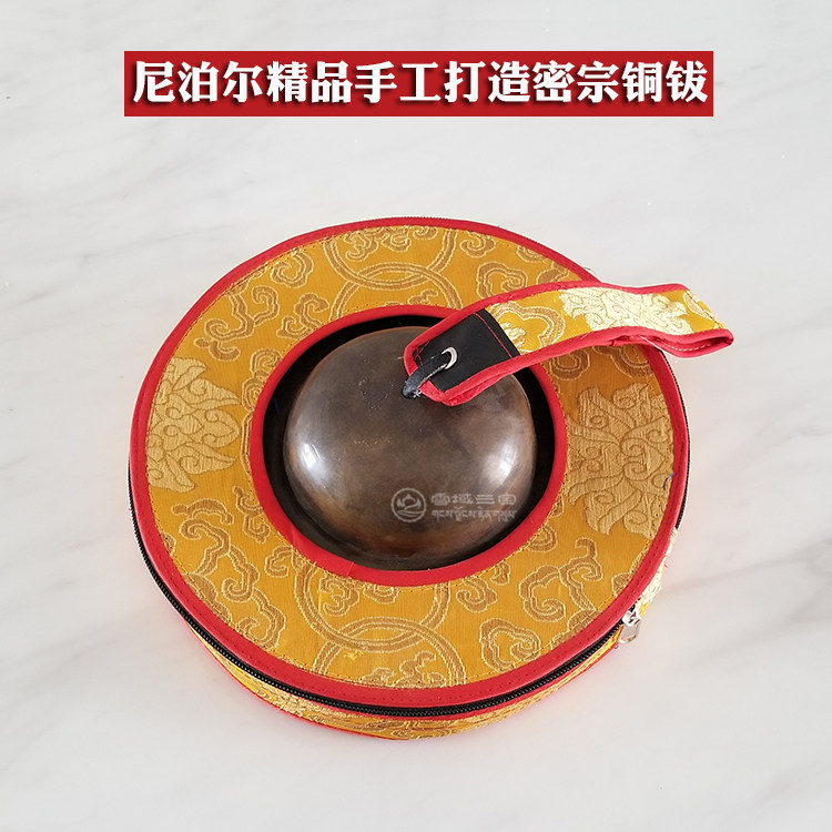 Nepal hand-made copper thickness of brass cymbal buddha activity of artisanal copper dial cymbal copper