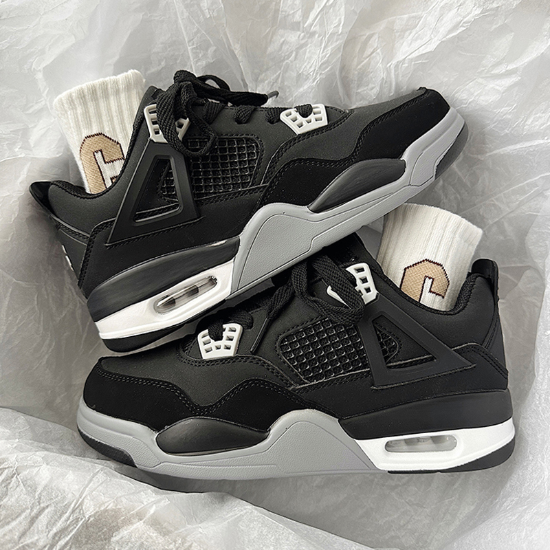 Men's Thick-Soled Height-Increasing Air-Cushioned Sneakers, Summer 2026 New Versatile Black Casual Running Shoes