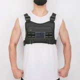 Спортивный жилет подходит для мужчин и женщин, водонепроницаемый мобильный телефон, вместительная и большая тактическая нагрудная сумка, для бега, надевается на плечо