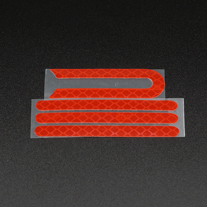 Xiaomi scooter pro front wheel sticker rear wheel red label self-adhesive U-shaped car sticker word sticker accessories