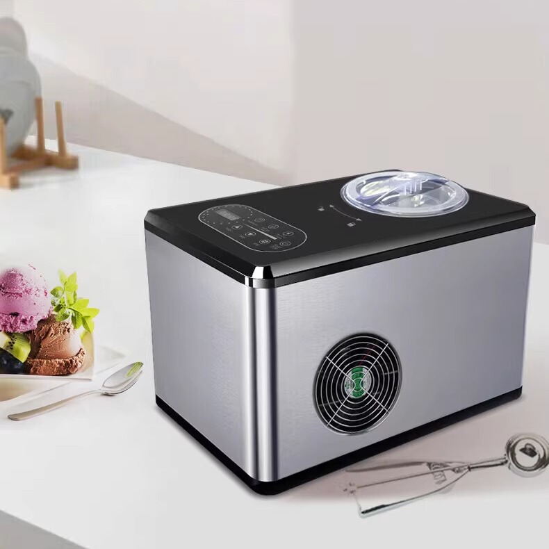 Hicon Ice Cream Machine for Home Use, Small Mini Automatic Commercial Ice Cream Maker Icm-16S
