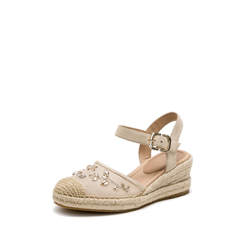 The Same Style as the 2026 Summer New Angel Coast Retro Fisherman's Shoes, Straw Woven Barley Shoes, Thick-Soled Sandals for Women Euq13Ak6