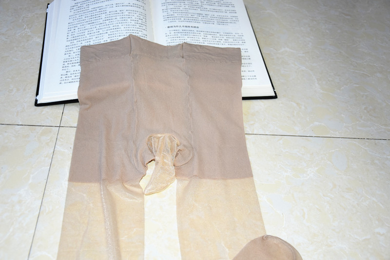 Của nam giới tăng phía trước và phía sau đôi JJ bộ xà cạp pantyhose siêu mỏng trong suốt vớ sexy cám dỗ quần tất học sinh