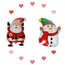 Christmas Balloon Mall Classroom Kindergarten Bar KTV Decoration Atmosphere Scene Arrangement Santa Snowman